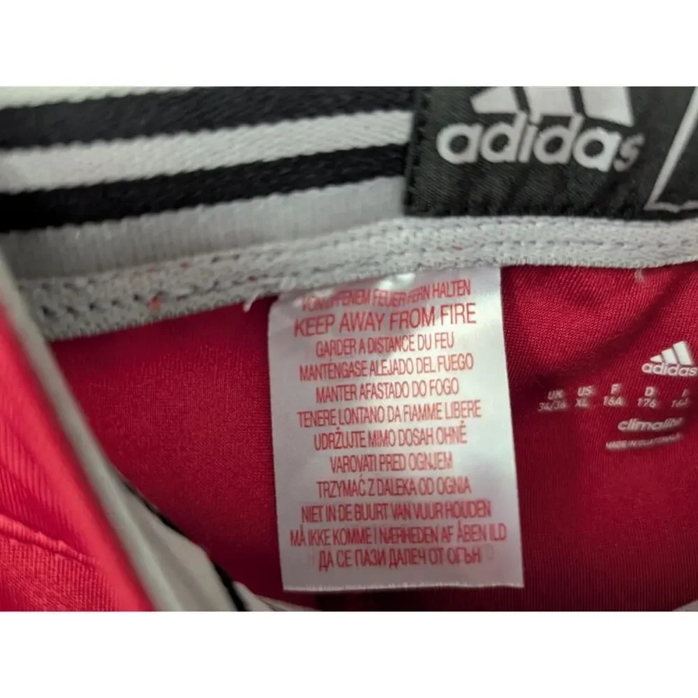 Adidas Boy's Press Coverage Football Pants Power Red / White X-Large MSRP $45.00